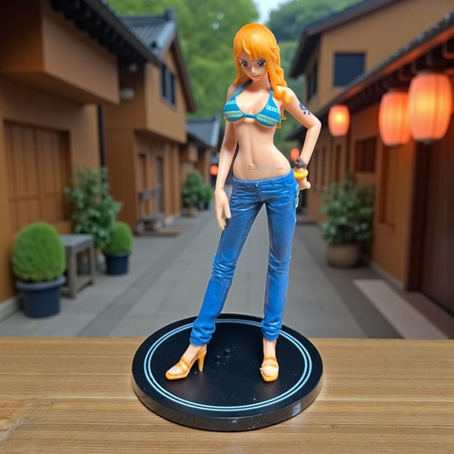 Dekoratif Büyük Boy One Piece Anime/manga Figür Nami