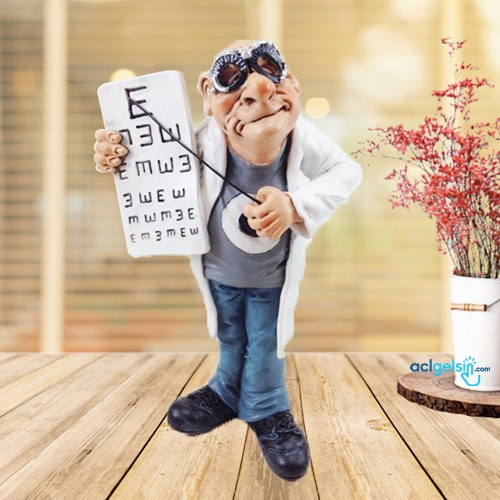 Dekoratif Erkek Göz Doktoru Biblo Wd99118