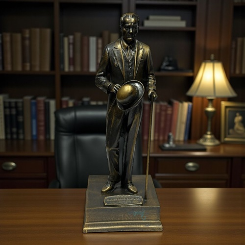 Dekoratif Mustafa Kemal Atatürk Şapkalı Biblo
