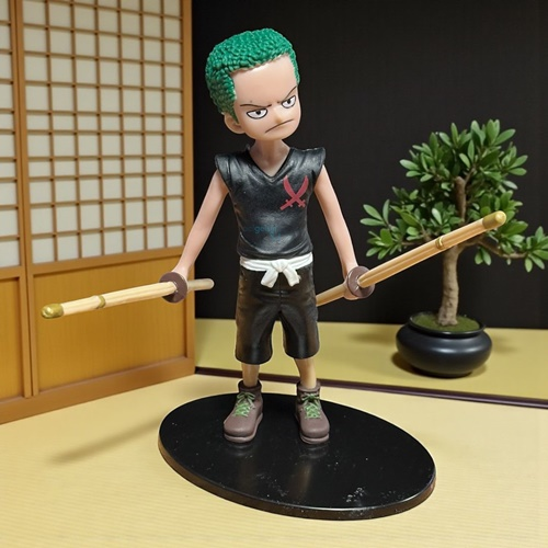 Dekoratif Orta Boy One Piece Anime/manga Figür Young Zoro