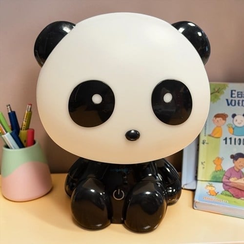 Dekoratif Sevimli Koca Kafa Panda Gece Lambası