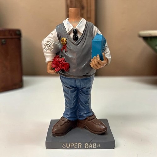 Dekoratif Süper Baba Foto Biblo Wd31016