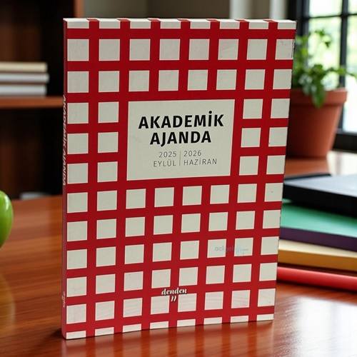 Denden Akademik Ajanda 2025-2026 Kırmızı