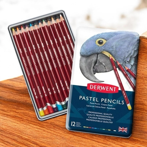 Derwent Pastel Pencils Pastel Kalem 12 Renk