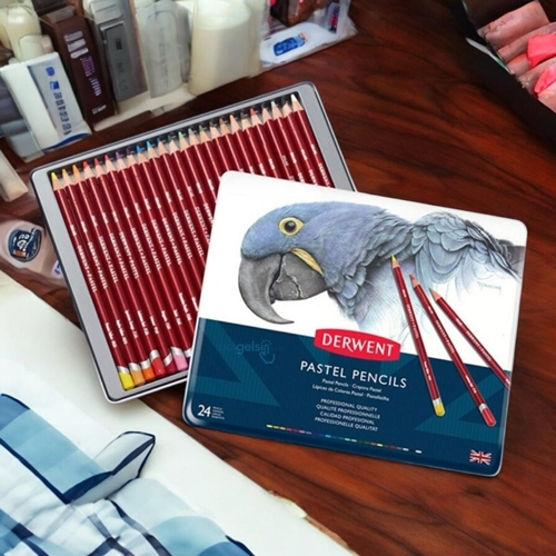 Derwent Pastel Pencils Pastel Kalem Seti 24 Renk