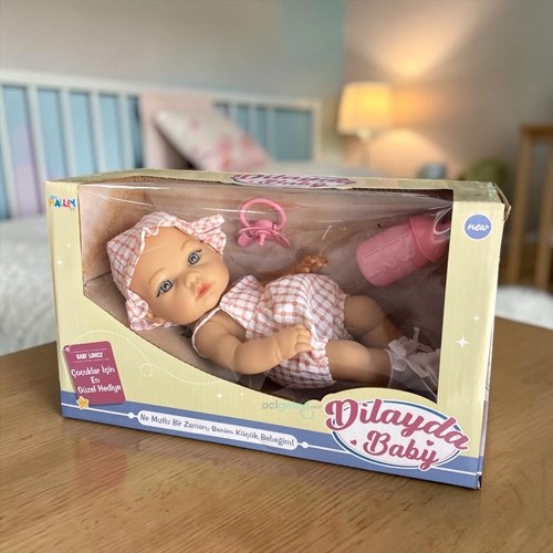 Dilayda Baby 32 Cm Tam Kauçuk Bebek Emzik Biberon