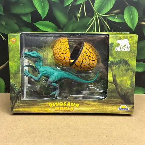 Dinozor Ve Yumurta İçinde Yavrulu Oyun Seti Velociraptor