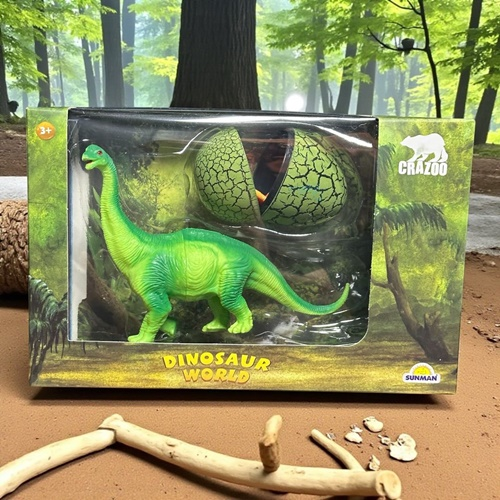 Dinozor Ve Yumurta İçinde Yavrulu Oyun Seti Brachiosaurus