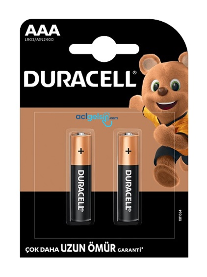 Duracell Aa Kartela 2'li İnce Pil
