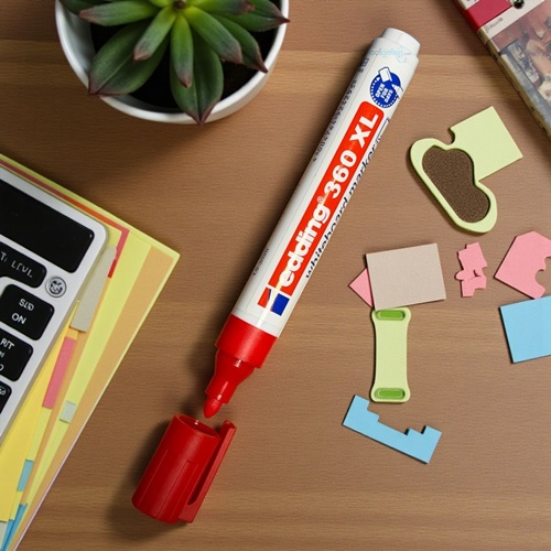 Edding Beyaz Tahta Kalemi 360 Xl Kırmızı