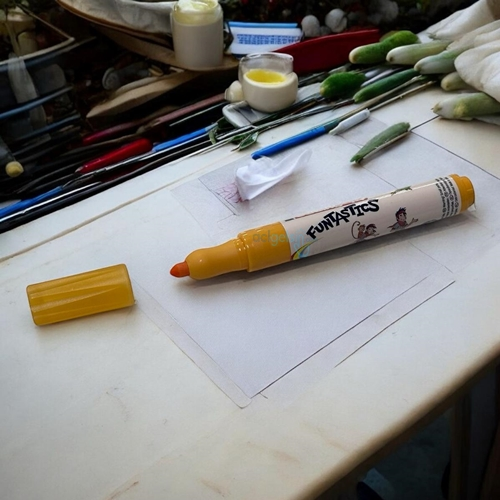 Edding Funtastics Çocuklar İçin Kalın Uçlu Keçeli Kalem Ten Rengi