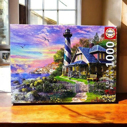 Educa Puzzle 1000 Parça Lighthouse At Rock Bay