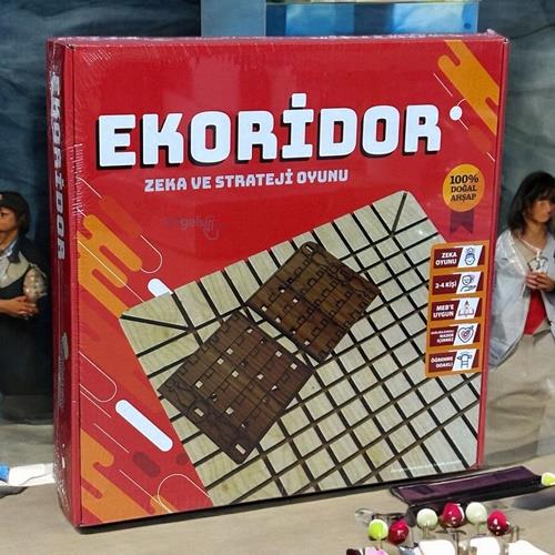 Ekoridor - Bariyer Ahşap Kutu Oyunu
