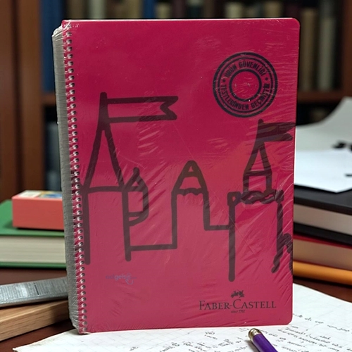 Faber Castel Şato Spralli Pp Kapak Defter A4 120 Yaprak Çizgili