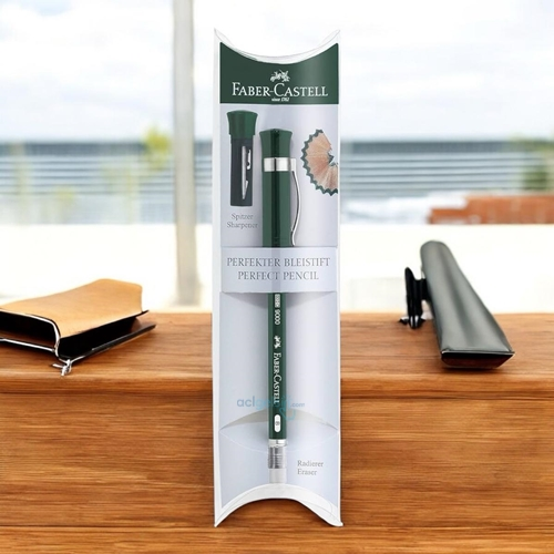 Faber Castell 9000 İdeal Silgili Kurşun Kalem Ve Kalemtraş