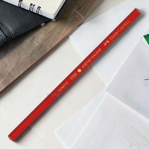 Faber Castell Asetat Boya Kalemi Kırmızı 1700