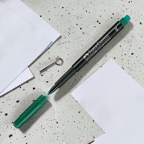 Faber Castell Asetat Kalemi Permanent M Yeşil