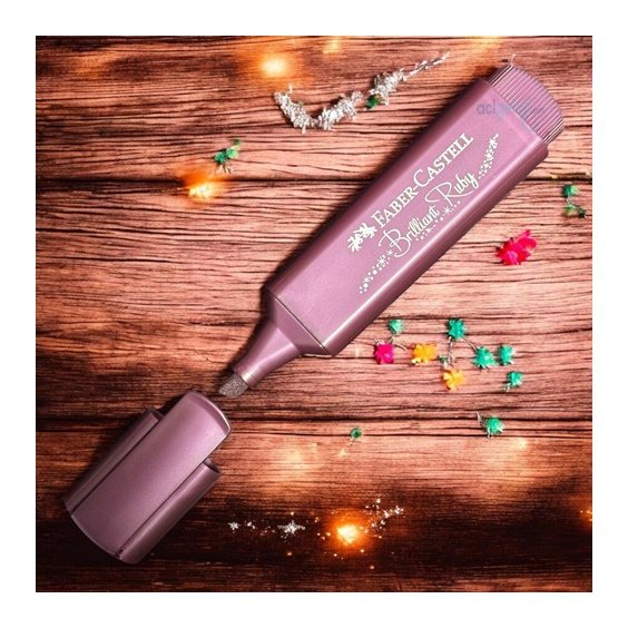 Faber Castell Fosforlu Kalem Metalik Yakut