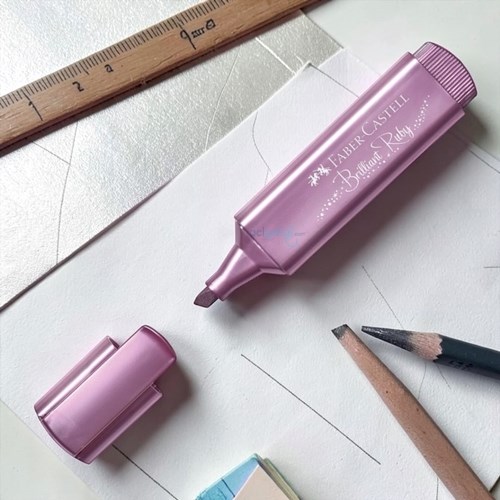 Faber Castell Fosforlu Kalem Metalik Yakut