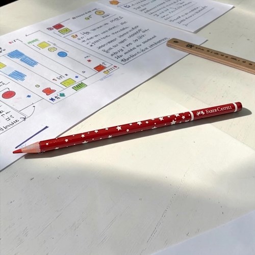 Faber Castell Kırmızı Başlık Kalemi Yıldız