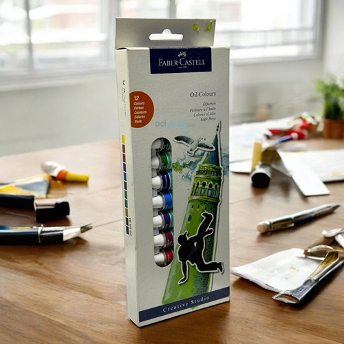 Faber Castell Yaglı Boya 12 Renk 12 Ml Tüp
