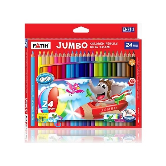 Fatih 24 Renk Jumbo Kuru Boya