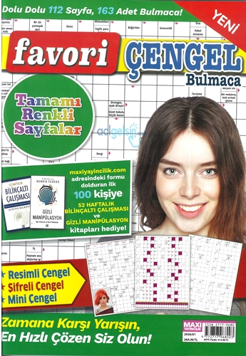 Favori Çengel Bulmaca Dergisi 2026/01