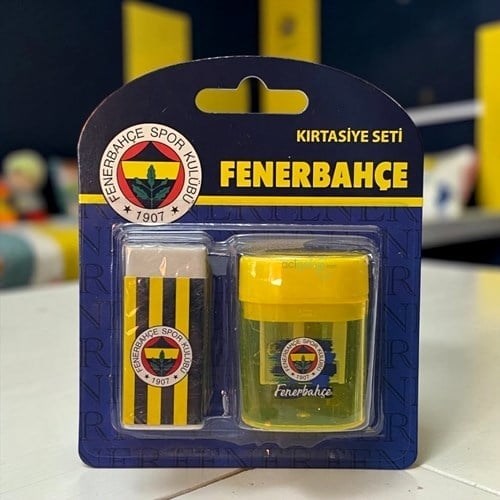 Fenerbahçe Kırtasiye Seti Kalemtraş & Silgi