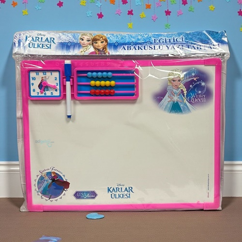 Frozen Abaküslü Eğitici Yazı Tahtası