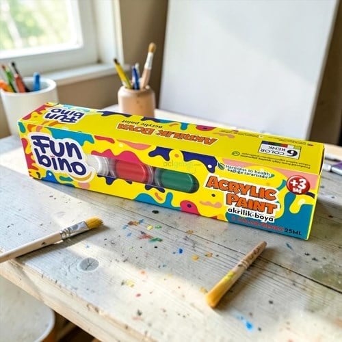Funbino 6 Lı Şişe Akrilik Boya