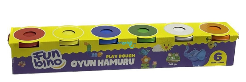 Funbino 6 Renk Oyun Hamuru 600 Gr F120