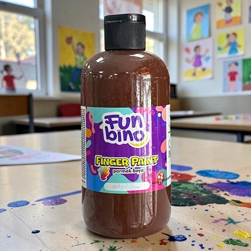 Funbino Parmak Boyası 250 Ml Kahve