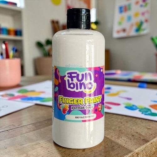 Funbino Parmak Boyası 500 Ml Beyaz