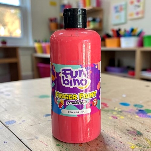 Funbino Parmak Boyası 500 Ml Pembe