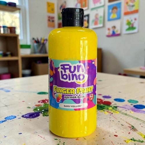 Funbino Parmak Boyası 500 Ml Sarı