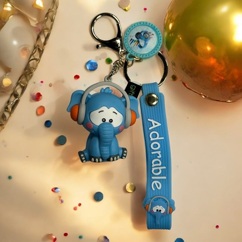 Giftpoint Headphones Baby Elephant Silikon Anahtarlık