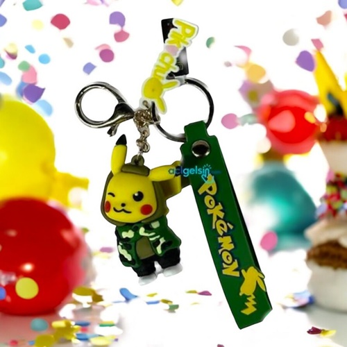 Giftpoint Pokemon Silikon Anahtarlık Pikachu