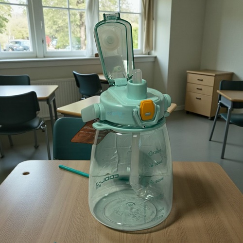 Gıpta Askılı Pipetli Trıtan Sporcu Matara 1200ml Mavi