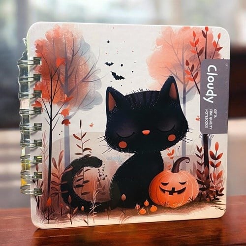 Gıpta Cloudy Spiralli Sert Kapak Defter 16x16 100 Çizgili