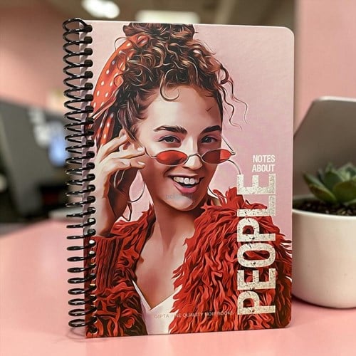 Gıpta Defter People 17x24 120 Yaprak Çizgili Spiralli Defter