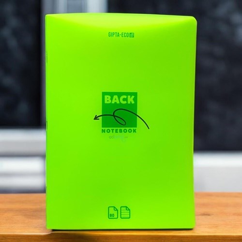 Gıpta Eco Back Tel Dikiş Defter A5 80 Yaprak Çizgili