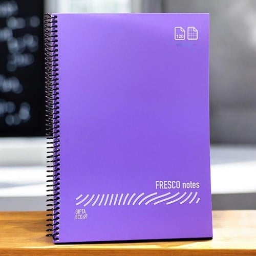 Gıpta Eco Fresco Spralli Defter A4 120 Yaprak Kareli
