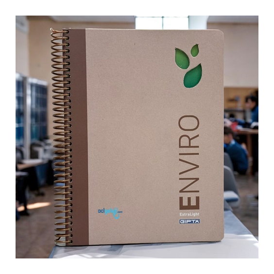 Gıpta Enviro Spralli Sert Kapak Defter A4 120 Yaprak Çizgili