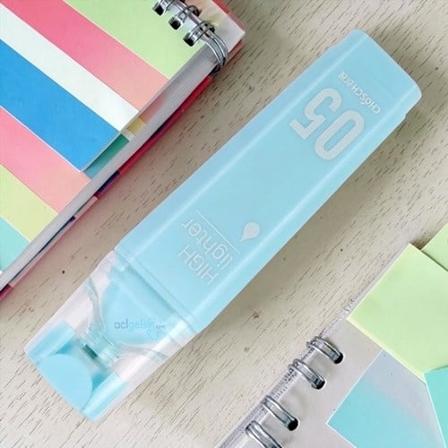 Gıpta Fosforlu Markör Kalem Macaron Pastel Mavi
