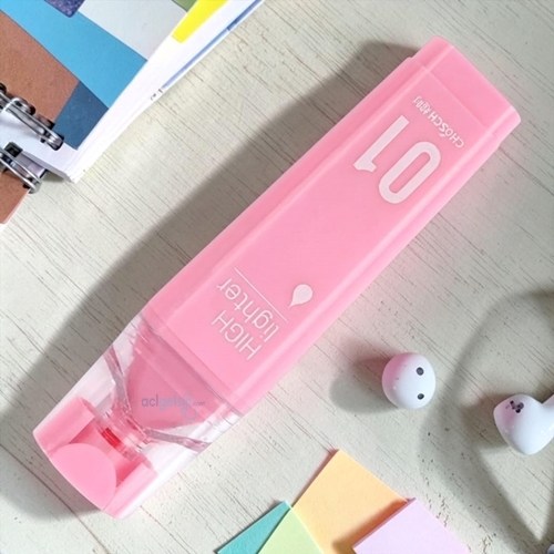 Gıpta Fosforlu Markör Kalem Macaron Pastel Pembe
