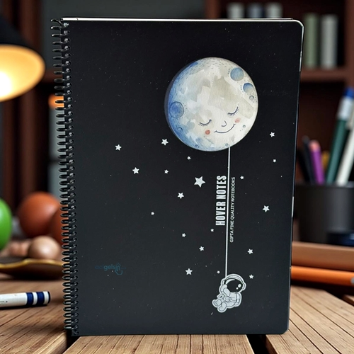 Gıpta Hover Notes Spiralli Pp Kapak Defter 80 Yaprak A4 Kareli