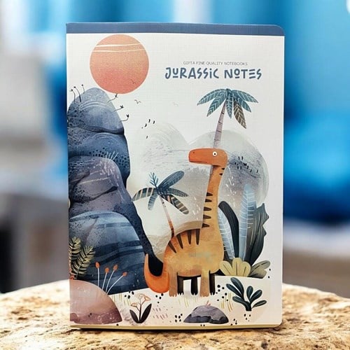 Gıpta Jurassıc Notes Tel Dikiş Karton Kapak Defter A4 60 Çizgili