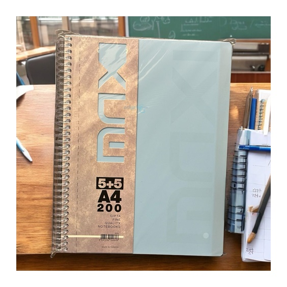 Gıpta Maxi Sipiralli Seperatörlü Defter A4 5+5 200 Yaprak