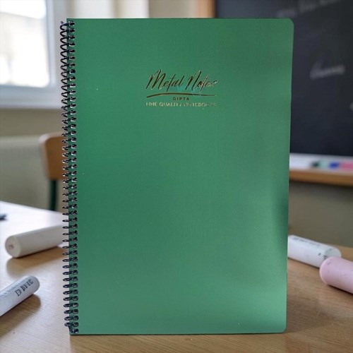 Gıpta Metal Notes Spralli Defter A4 120 Yaprak Kareli