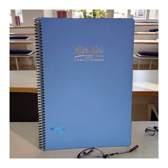 Gıpta Metal Notes Spralli Defter A4 60 Yaprak Çizgili